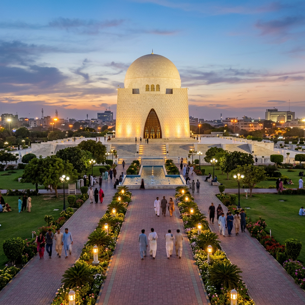 firefly gemini flash generate karachi city famous place must be size in 640 by 640 388047