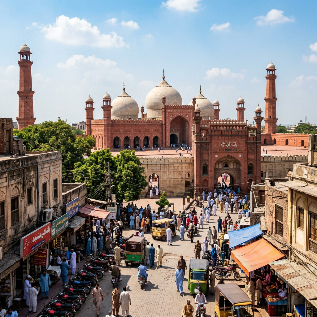 firefly gemini flash generate lahore city famous place must be size in 640 by 640 388047